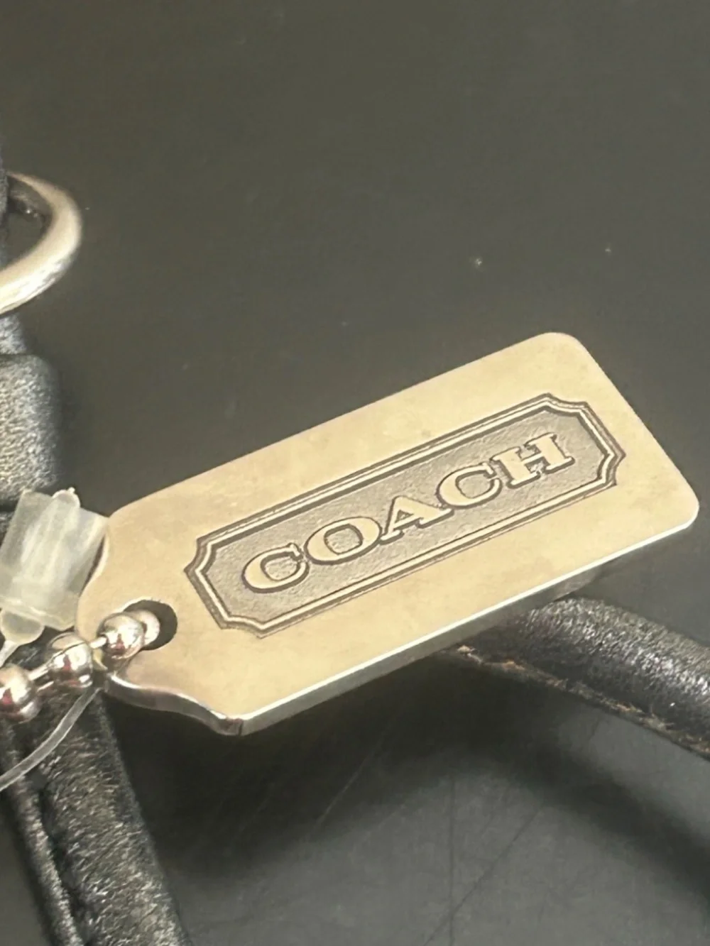 Coach Optic Signature Lurex Kisslock Pouch. Vintage.